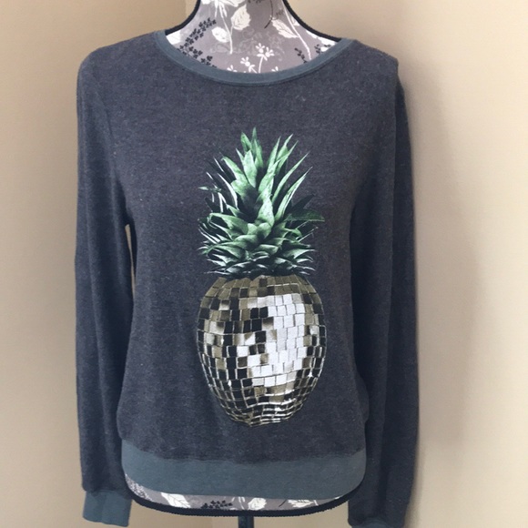 NWT Wildfox Party Pineapple Sweatshirt - Picture 5 of 6